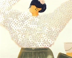 Name It rose smoke paillet sweatshirt